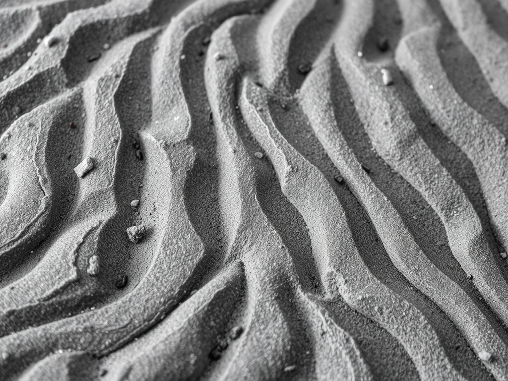 Abstract texture of regolith